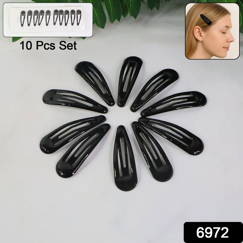 10-Piece Metal Hair Clip Assortment – Stylish Hair Accessories 1