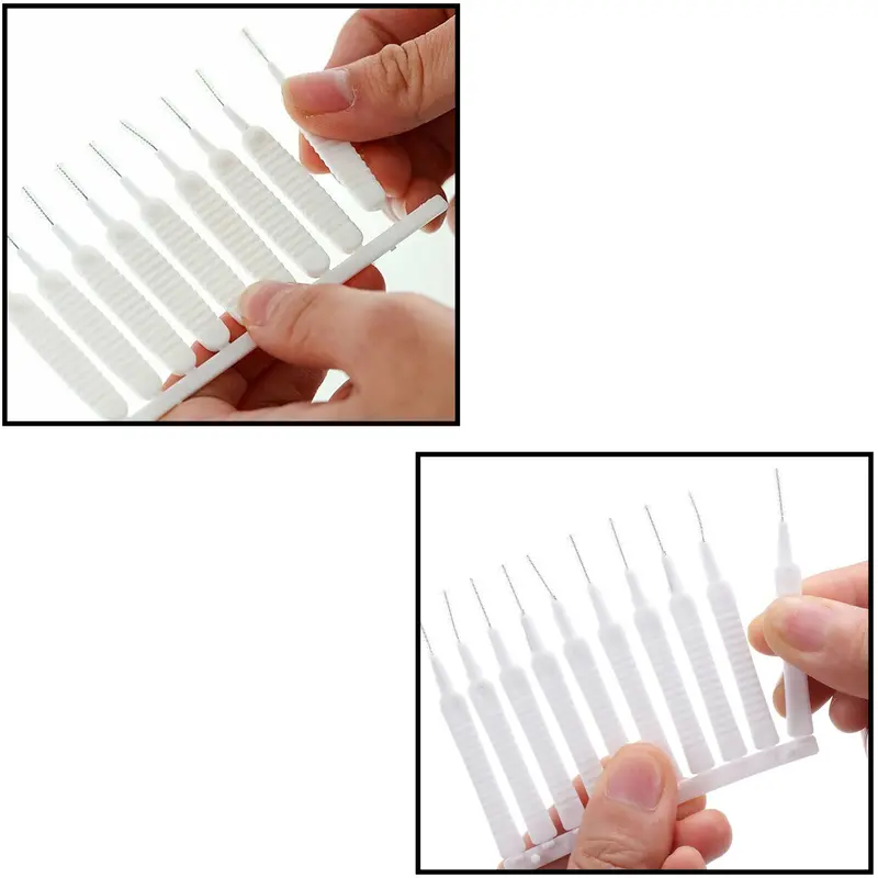 10-Piece Reusable Shower Nozzle Cleaning Brush Set – Anti-Clog Design 1
