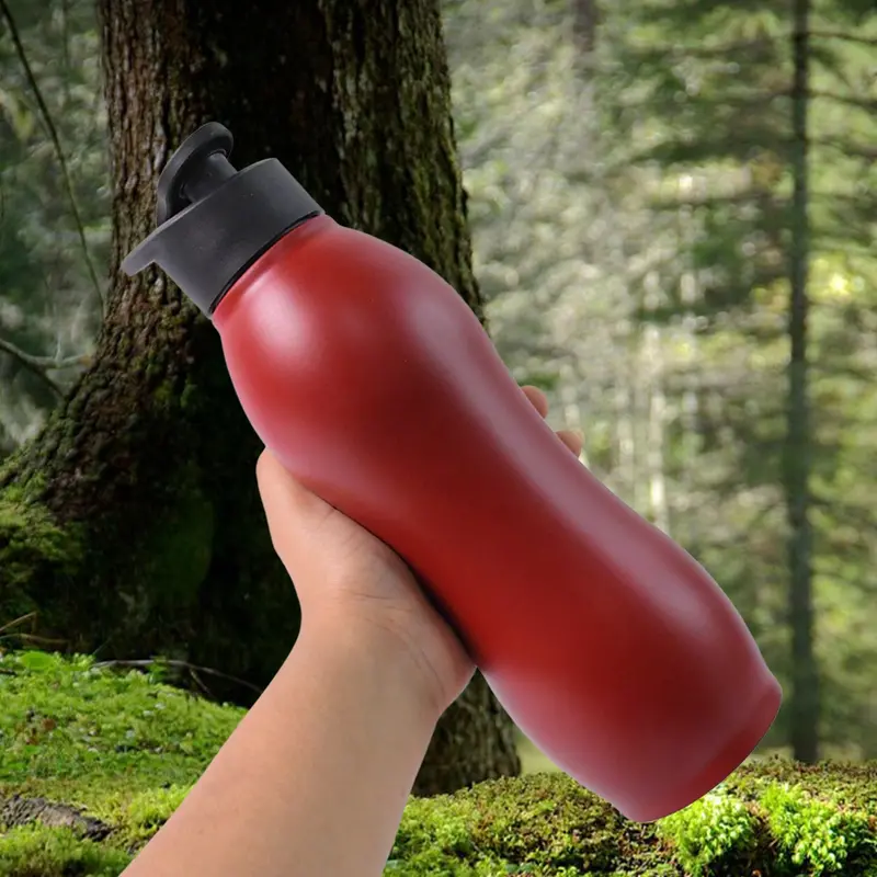 1000Ml Matte-Finish Stainless Steel Water Bottle – Sleek Vacuum-Insulated Hydration Bottle 1