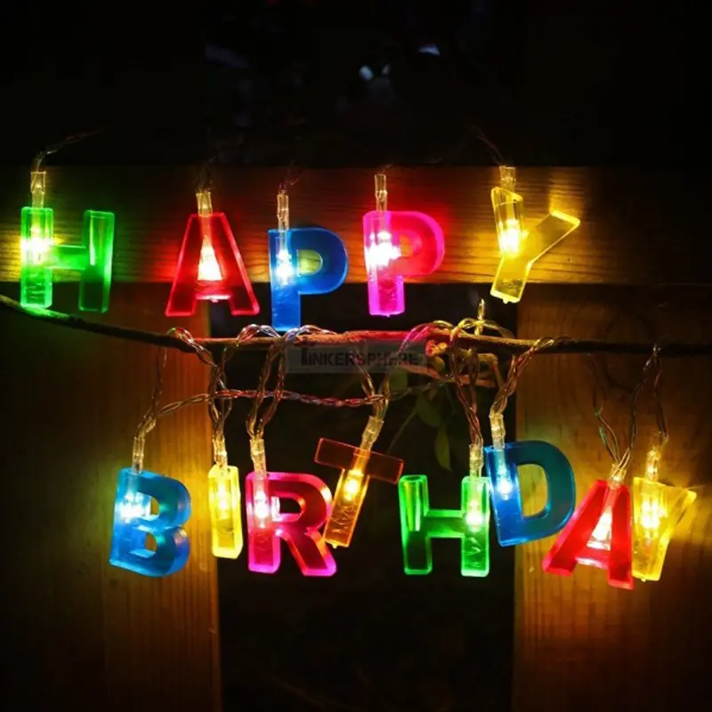 13-Led Battery-Powered Letter String Lights – Festive Alphabet Glow Lights For Decor 1