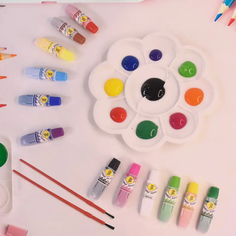 15-Piece Watercolor Paint Set For Kids – Birthday Party Favor Gift 1