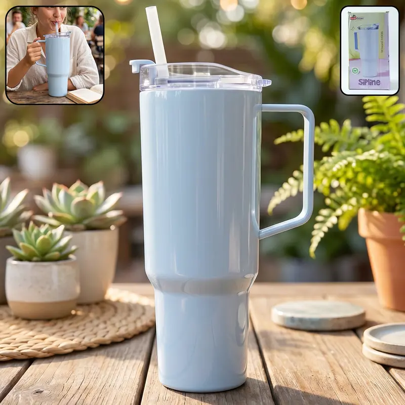 1800Ml Leak-Proof Travel Tumbler With Secure Lid And Insulated Straw 1
