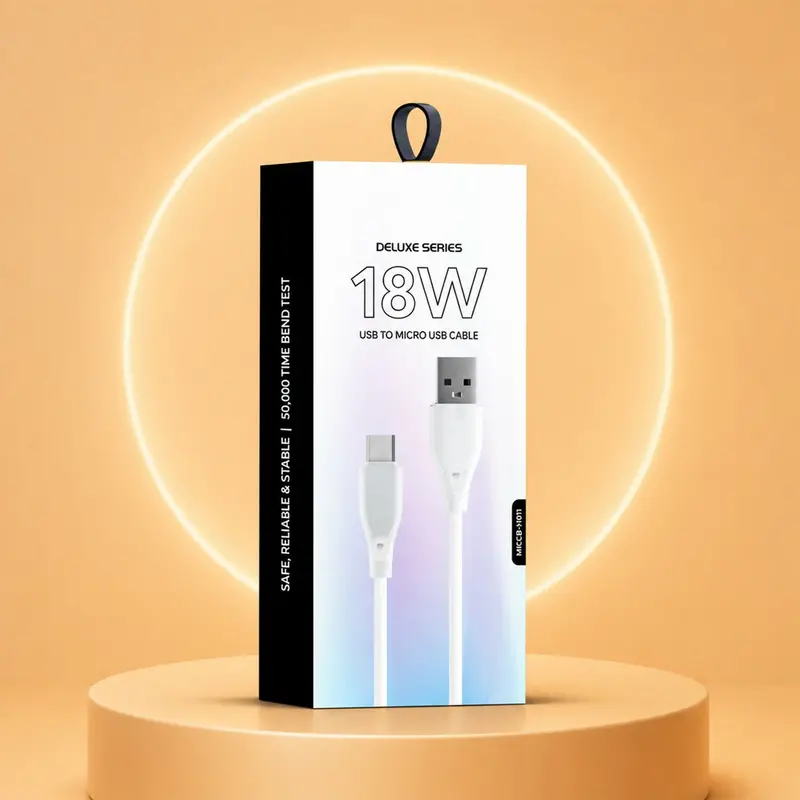 18W Fast-Charging Usb-A To Micro-Usb Cable 1