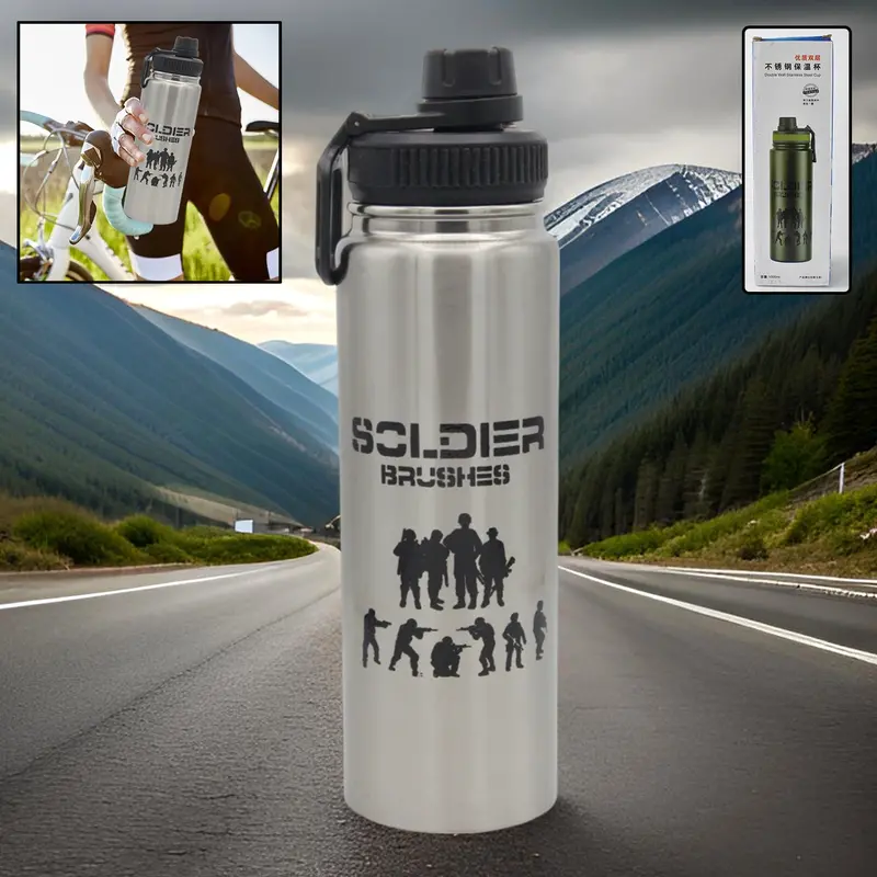 1L Vacuum-Insulated Stainless Steel Water Bottle – Thermal Travel Flask 1