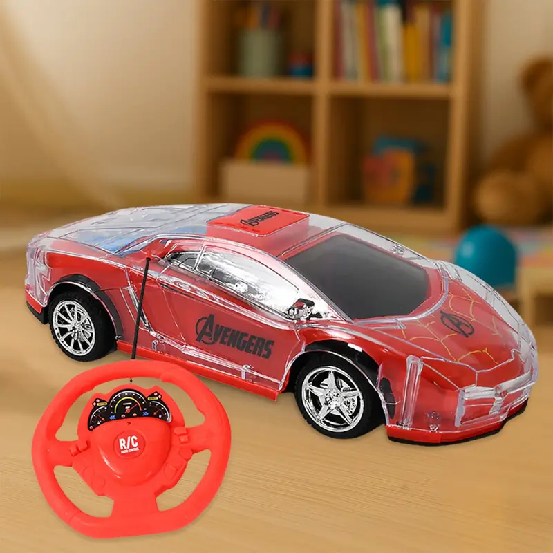 2-Channel Rc Racing Car – Rechargeable Battery-Powered Remote-Controlled Vehicle 1