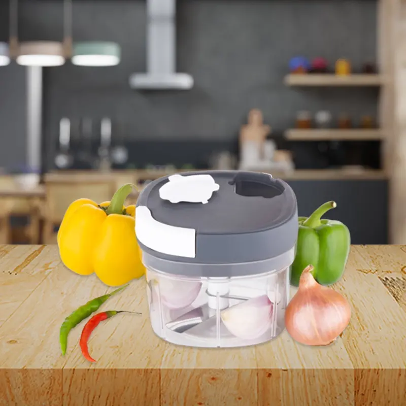 2-In-1 Home Chopper And Slicer – High-Capacity (600 Ml) Kitchen Prep Tool 1