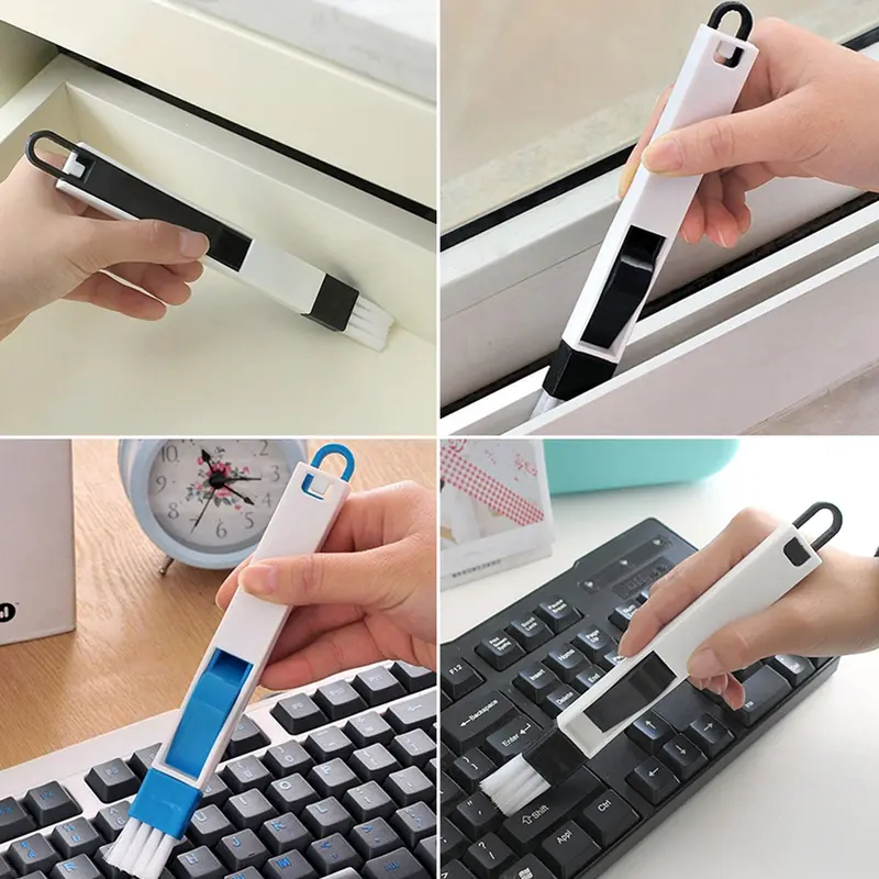 2-In-1 Window Slot & Wardrobe Dust Brush – Dual-Surface Cleaning Tool With Stiff Bristles 1