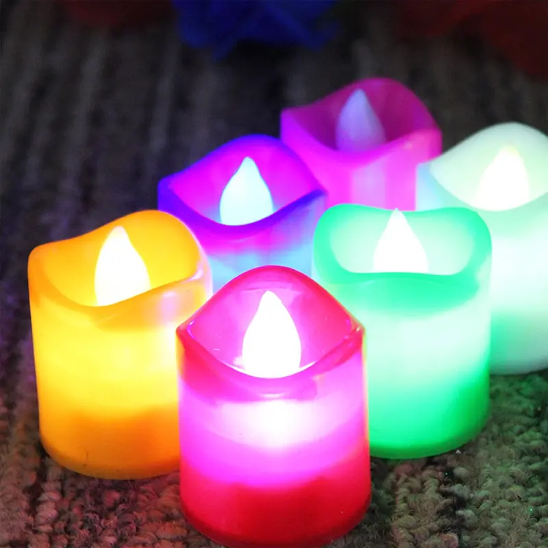 24-Pack Multicolor Led Tealights – Battery-Powered Festive Candles For Diwali, Weddings & Holiday Decor 1
