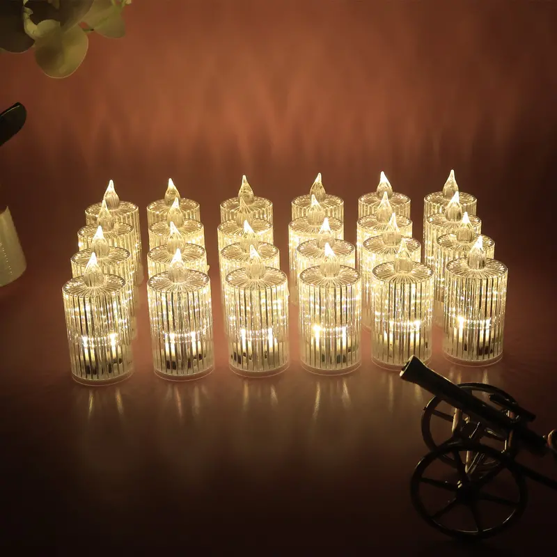 24-Pack Smokeless Led Flameless Candles – Reliable, Long-Lasting Decor Lights 1