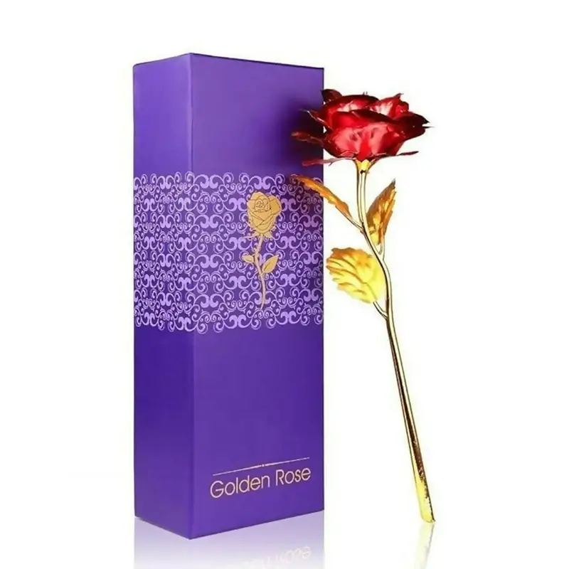 24K Gold-Plated Artificial Rose – Luxe Floral Gift For Any Occasion 1