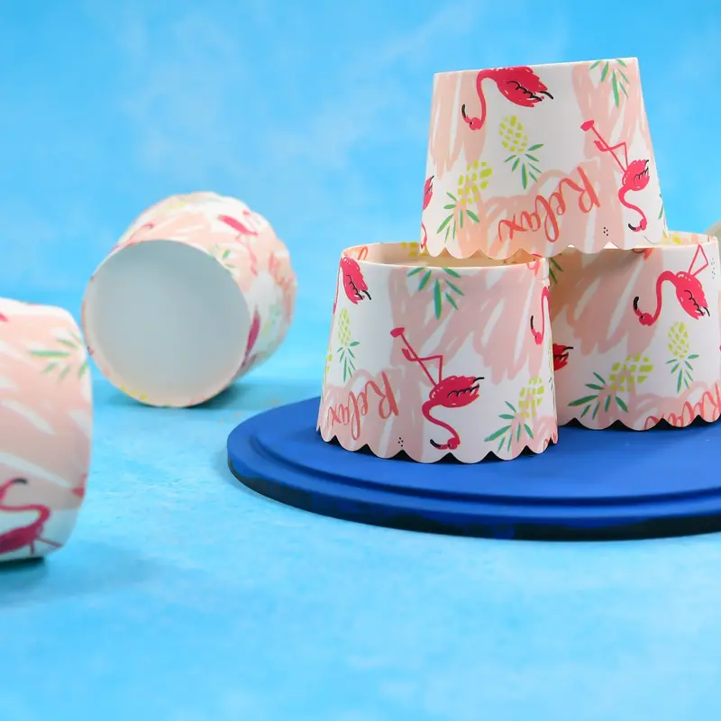 25-Piece Assorted Color Disposable Paper Cups – Eco-Friendly Tea And Coffee Serving Set 1