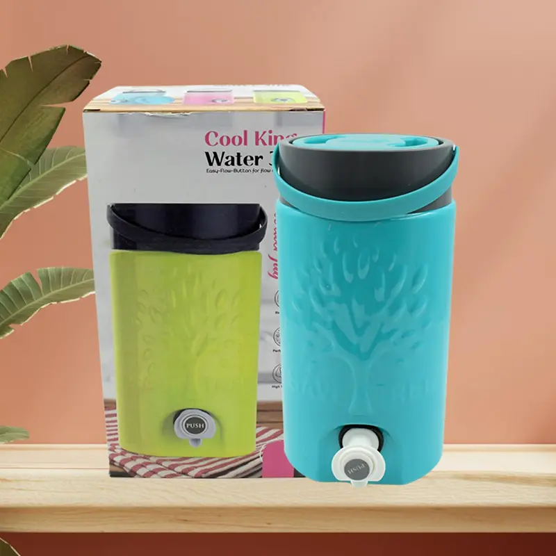 2L Double-Wall Insulated Jug With Tap – Compact Travel Cooler 1