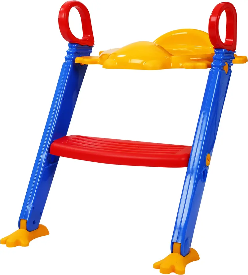 3-In-1 Adjustable Toddler Potty Seat With Integrated Step Stool 1