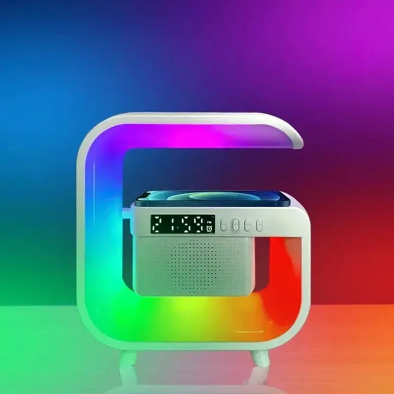 3-In-1 Audio Lamp: Bluetooth Speaker, Task Light, And Qi Wireless Charger 1
