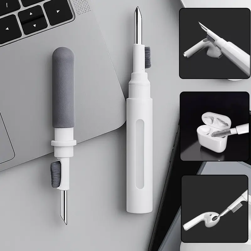3-In-1 Earbud Cleaning Tool With Precision Brushes And Pick For Headphones 1
