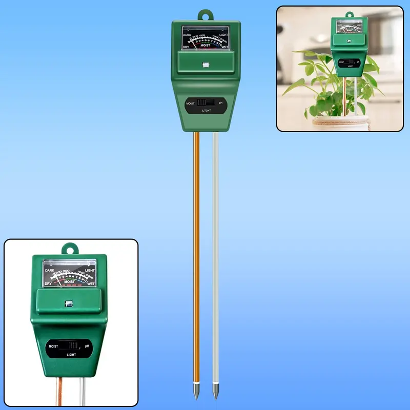 3-In-1 Soil Tester – Digital Ph, Moisture & Light Meter For Gardening 1