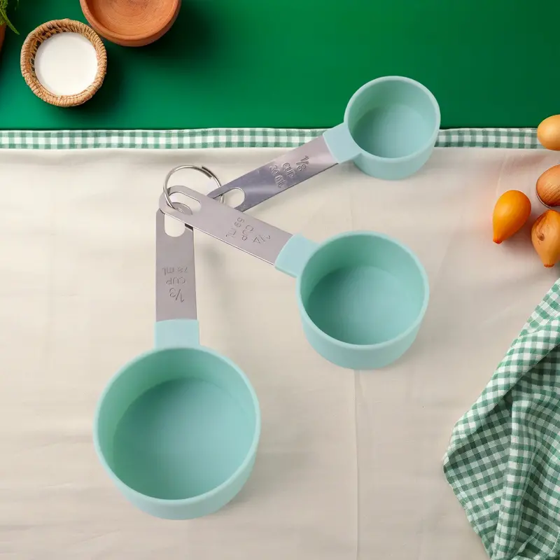 3-Piece Measuring Cup Set – 78 Ml, 59 Ml, And 30 Ml Graduated Scoops 1