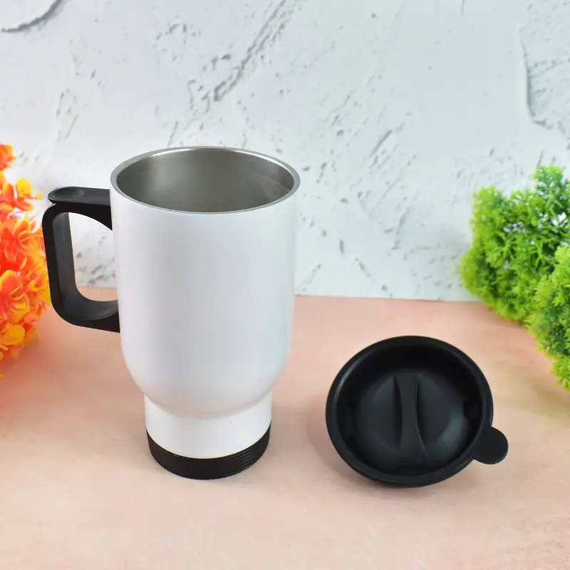 300 Ml Vacuum-Insulated Glass Coffee Tumbler With Stainless Steel Sleeve 1