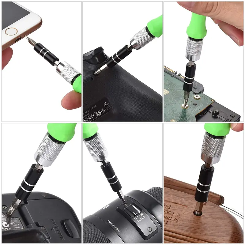 32-In-1 Precision Screwdriver Bit Kit With Magnetic Flexible Shaft 1