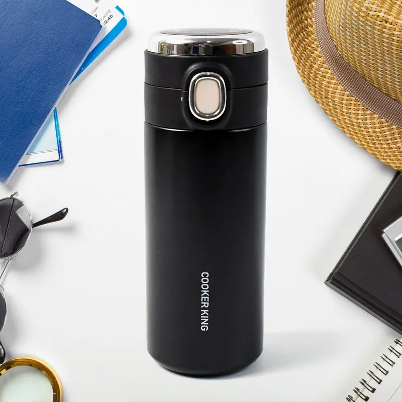 350Ml Vacuum-Insulated Stainless Steel Bottle With Locking Cap – Compact Travel Tumbler 1