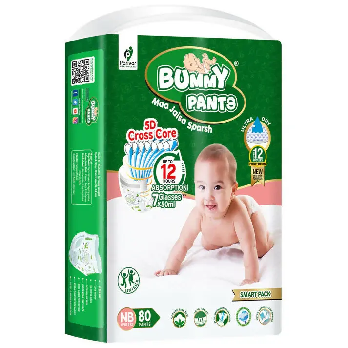 360° Leakproof Baby Diaper Pants – Ultra-Absorbent, Skin-Safe Protection 1