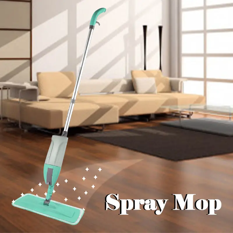 360° Spray Mop System – Detachable Washable Pad Cleaner For Deep Floor Sanitization 1