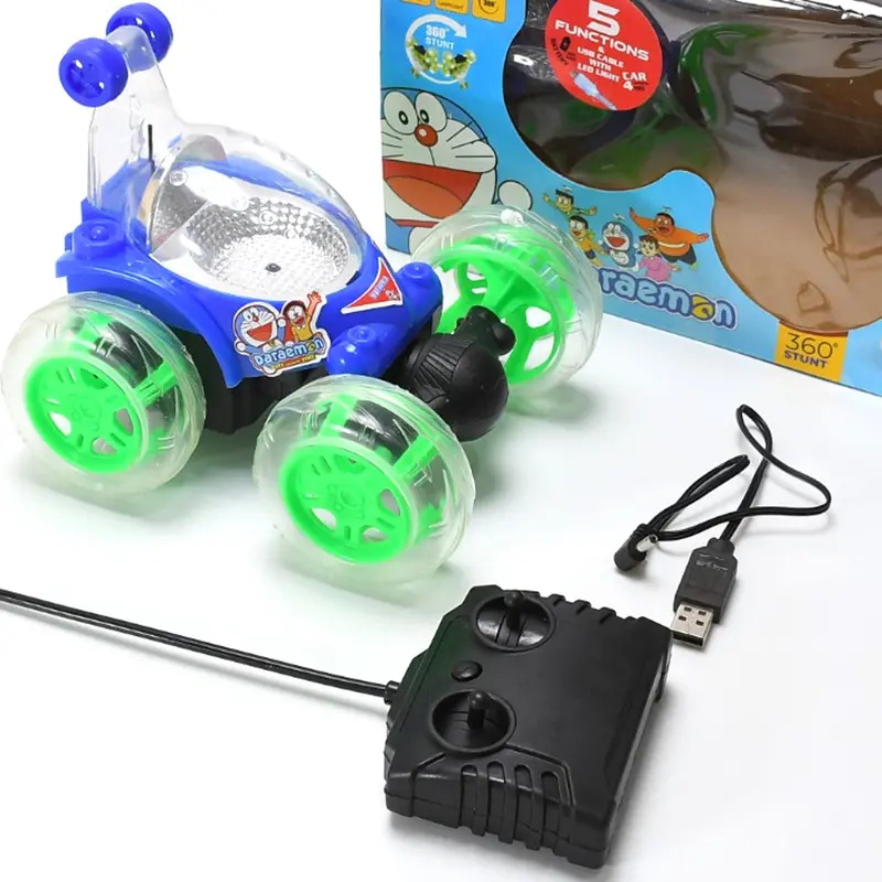 360° Stunt Rc Car For Kids – Rechargeable With Dynamic Led Lights And Sound Effects 1