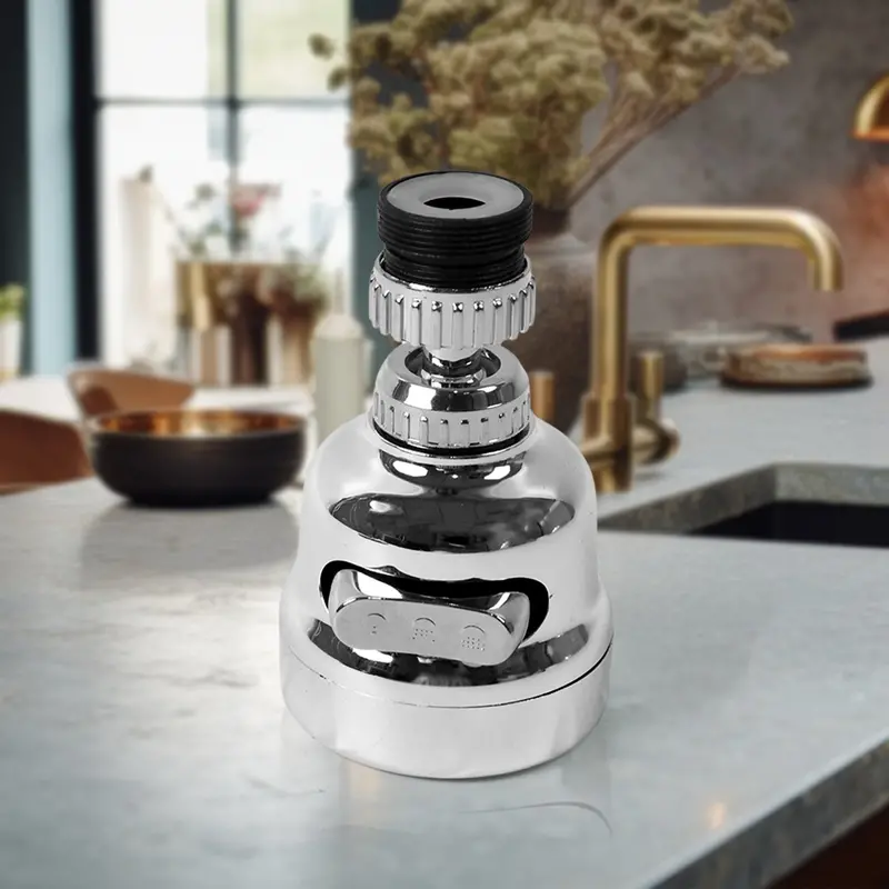 360° Swivel Plastic Kitchen Faucet Sprayer – Water-Saving Pull-Out Spray Head (3.5") 1