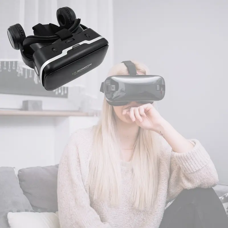 3D Hd Vr Headset Compatible With Ios And Android Smartphones 1