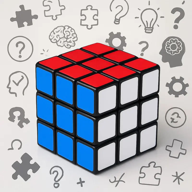 3X3X3 Colorful Twist Puzzle Cube – Classic Brain Teaser Game 1