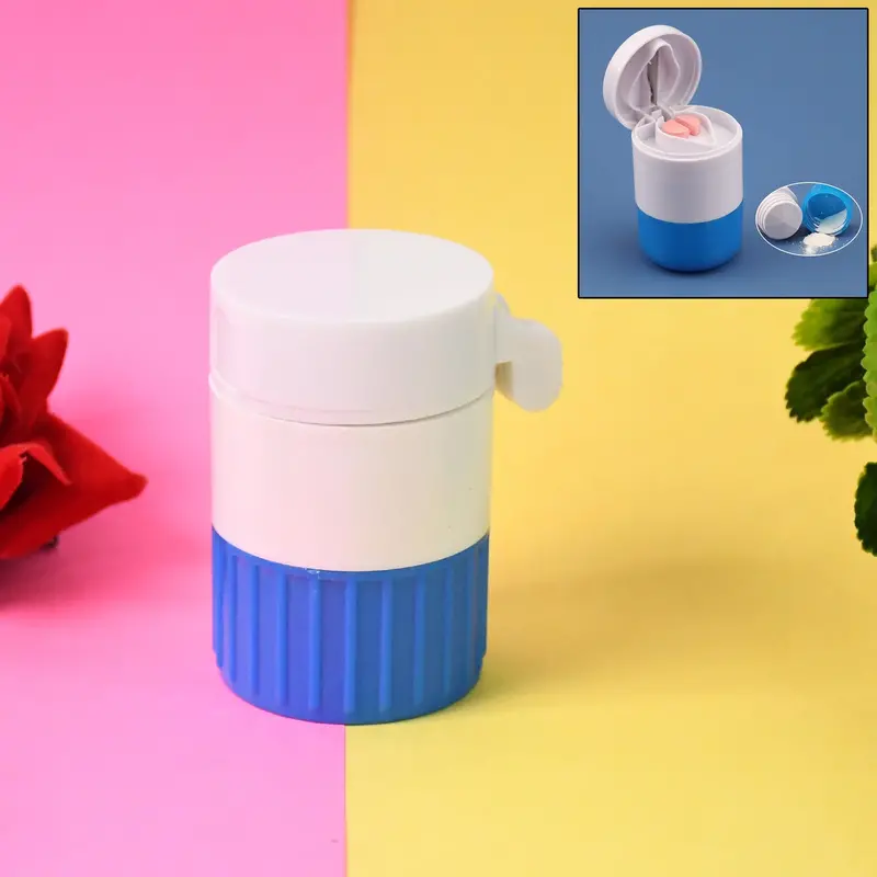 4-In-1 Pill Management Tool – Tablet Cutter, Crusher & Storage Box Combo 1