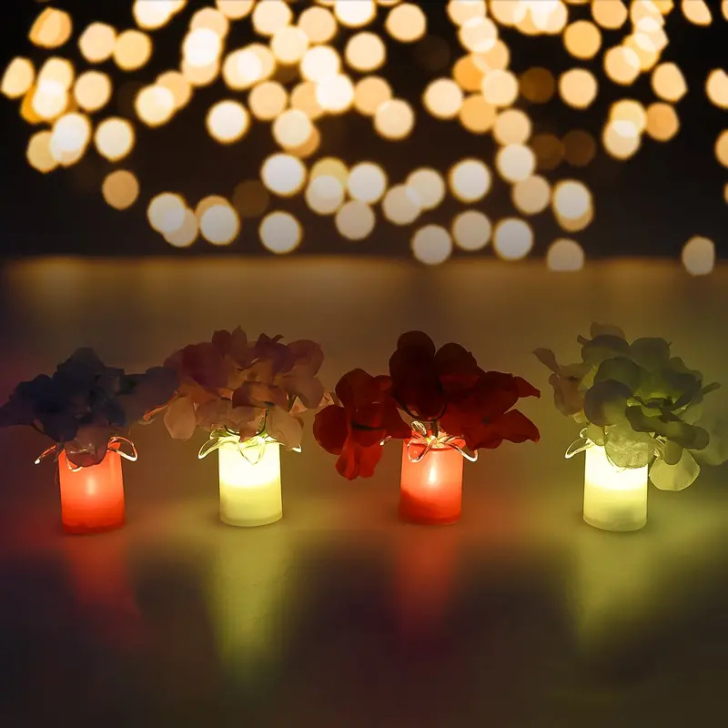 4-Piece Led Mood Light Set For Bedroom And Interior Ambience 1