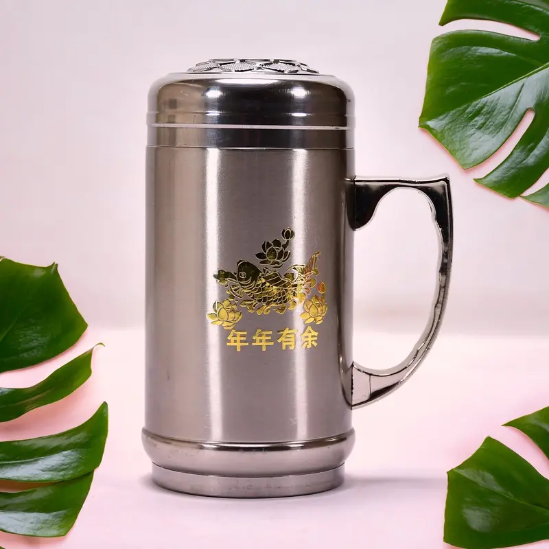 400 Ml Double-Wall Stainless Steel Travel Tumbler – Versatile Mug Bottle 1