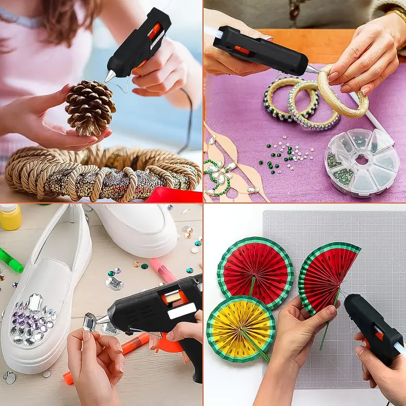 40W Rapid-Heat Hot Glue Gun – Professional Grade Craft & Repair Tool 1
