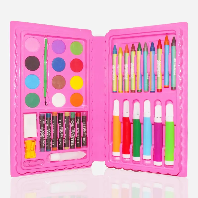 42-Piece Creative Art & Craft Kit – Crayons, Watercolors, Sketch Pens 1