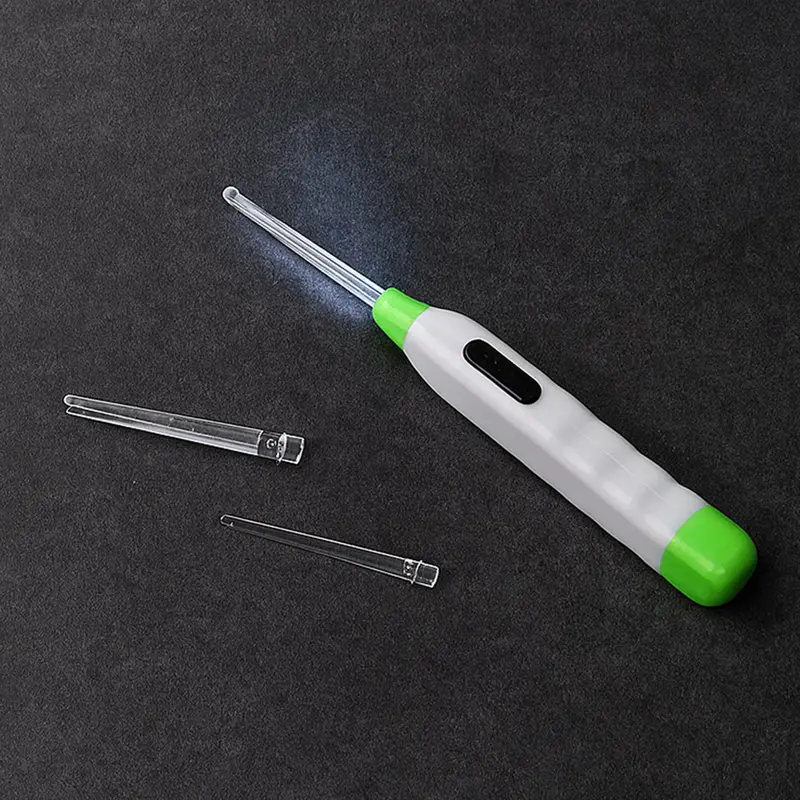 5-In-1 Led Earpick Flashlight With Replaceable Clear Wax Removal Tips 1