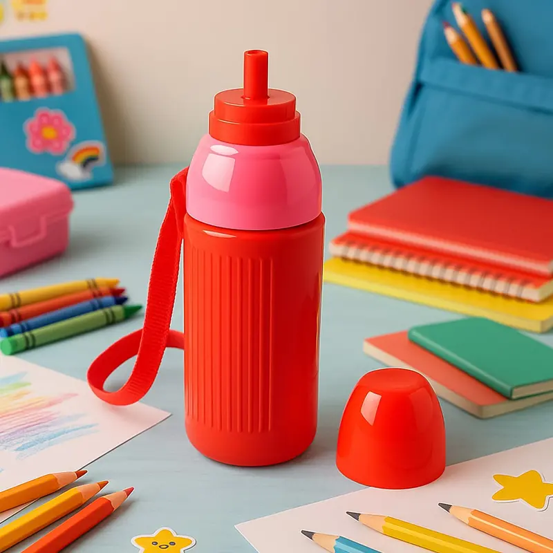 500Ml Youth-Sized Insulated Water Bottle – Vibrant Bpa-Free Sports Tumbler With Straw & Dori Grip 1