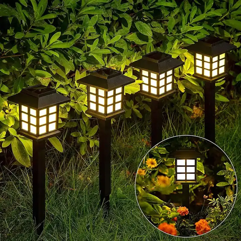 6-Pack Solar-Powered Garden Lights – Weatherproof Pathway & Landscape Lighting With 10-Hour Runtime 1