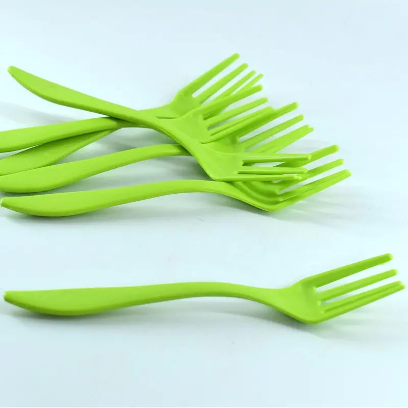 6-Piece Compact Plastic Serving Fork Set – Lightweight Kitchen Utensils 1