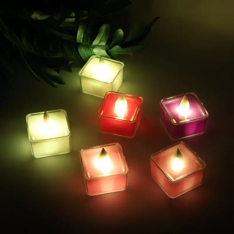 6-Piece Led Flameless Tealight Candle Set – Safe & Reusable 1