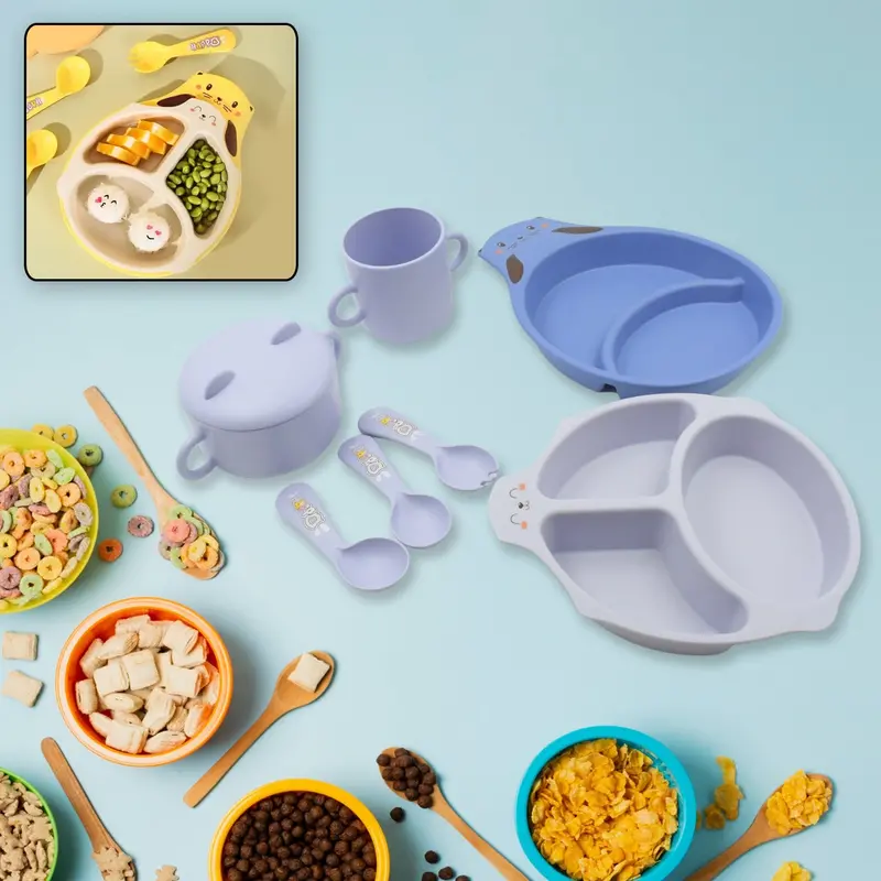 7-Piece Baby Feeding Set – Complete Toddler Dinnerware Bundle With Utensils And Dishware 1