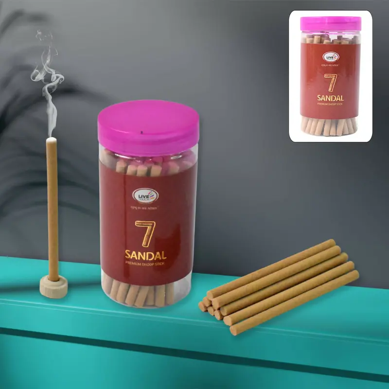 7 Sandle Dhoop Sticks – Premium Multi-Sandalwood Blend (100G) 1