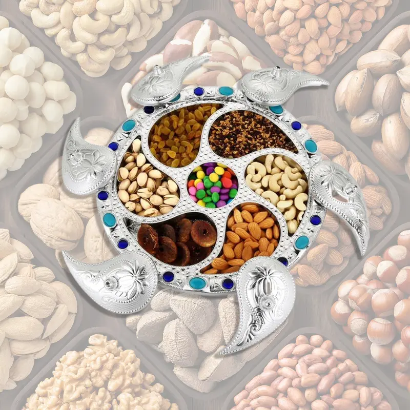 7-Section Airtight Dry Fruit And Snack Organizer Box 1