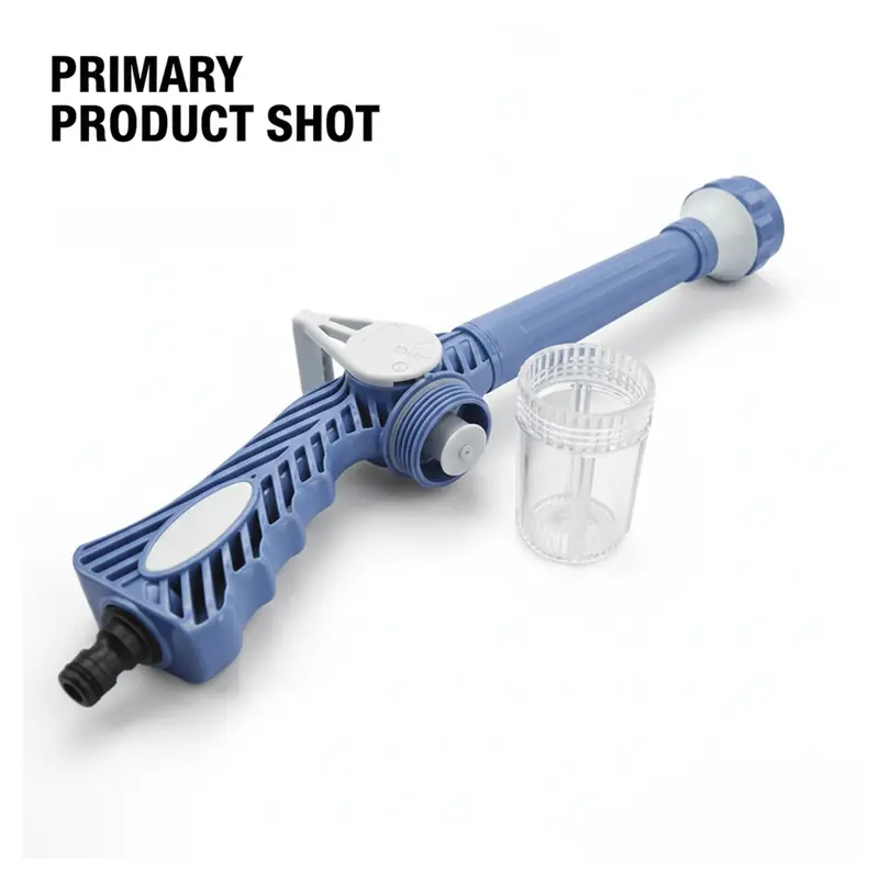 8-Mode Turbo Jet Water Cannon Spray Gun – Adjustable High-Pressure Hose Nozzle For Cleaning & Irrigation 1