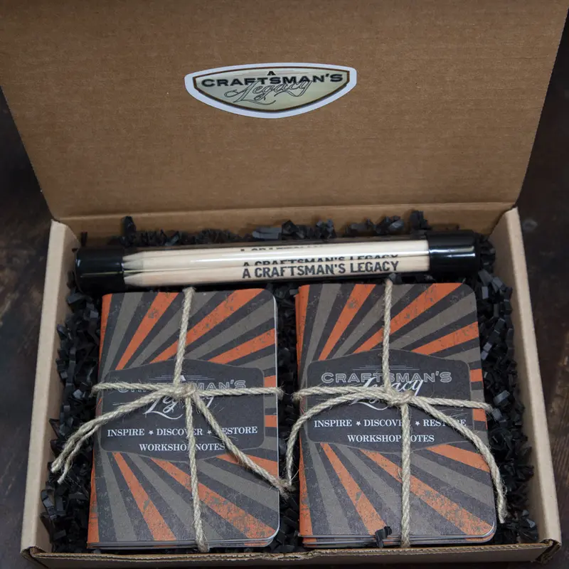 'A Craftsman’S Legacy' Notebook & Pencil Set – Premium Stationery Bundle 1