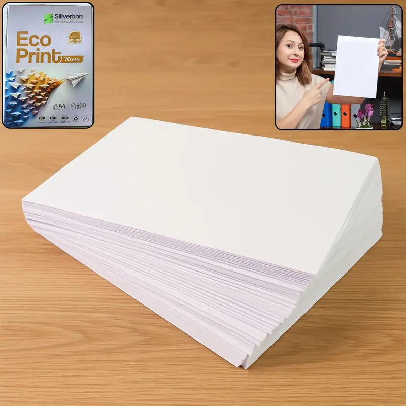 A4 Copy Paper Pack – 500 Sheets Of 70 Gsm Bright White Printing Paper 1