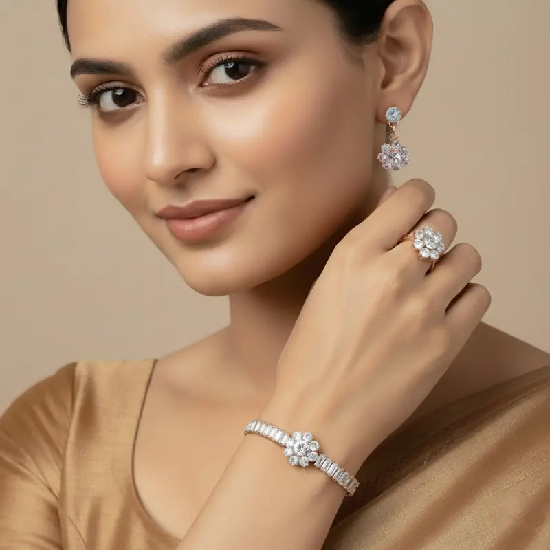 Ad Floral Bracelet Collection Set – Elegant Multi-Piece Gift Pack 1