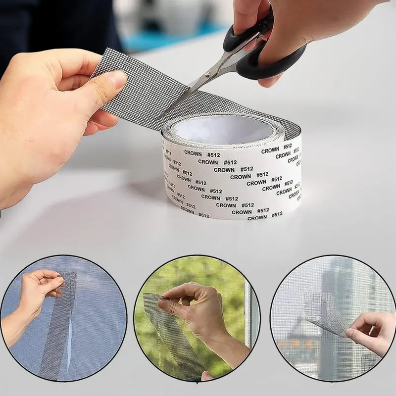 Adhesive Mosquito Net Repair Tape Roll – 2-Meter By 5-Centimeter Self-Stick Patch 1