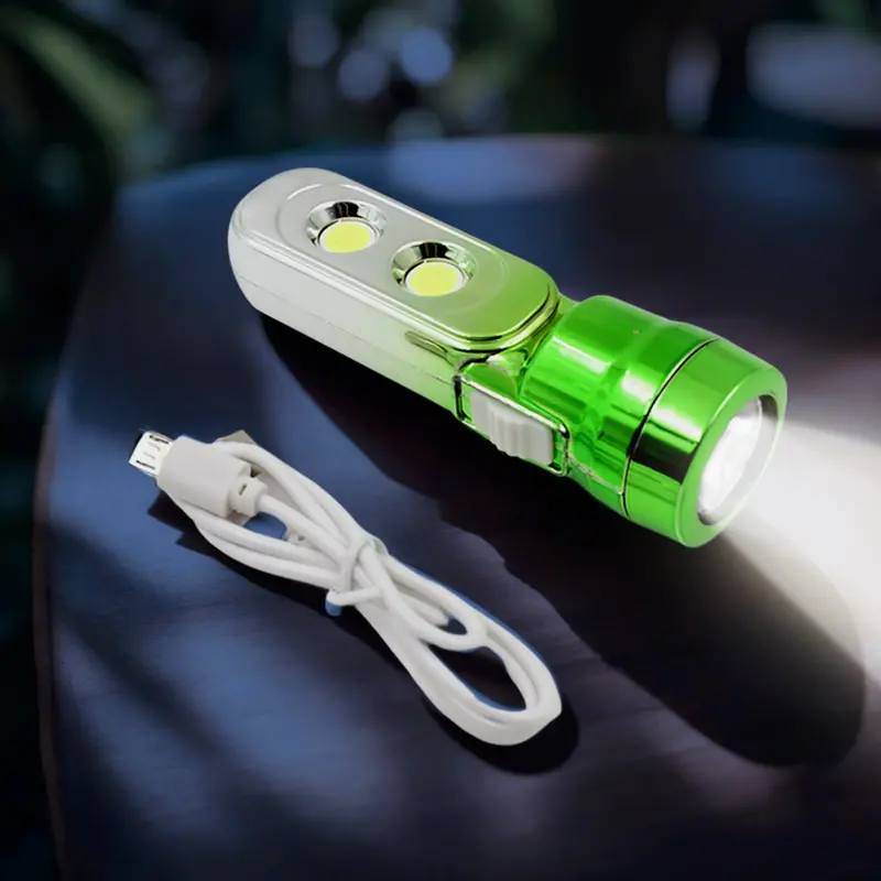 Adjustable 3-Led Tactical Torchlight – Durable Portable Flashlight (1 Unit) 1