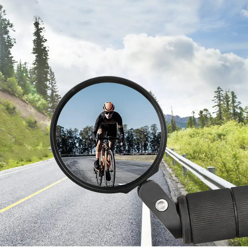 Adjustable Bar-End Bicycle Mirror With 360° Rotation And Foldable Design 1